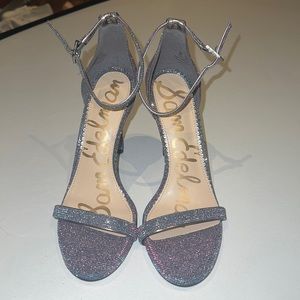 New Sam Edelman metallic heels size 8
